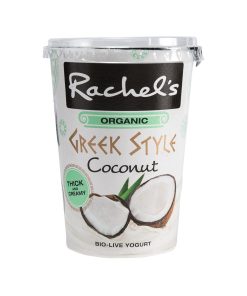 RACHEL&rsquo;S Organic Greek Style Yogurt – Coconut  (450g)