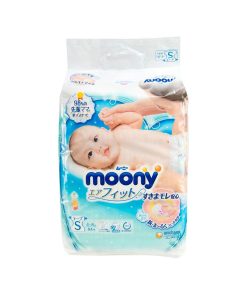 Alternative view of UNICHARM Moony Diapers Tape Type – S Size  (70pcs)