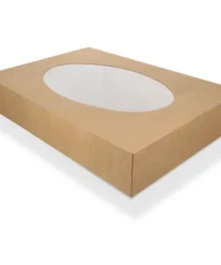 Alternative view of Cateringdoos Bio Kraft met Venster 46x32x8cm (10 stuks)