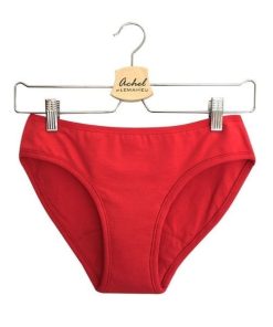 XL – Culotte Menstruelle Rouge en Coton Bio (50/52)